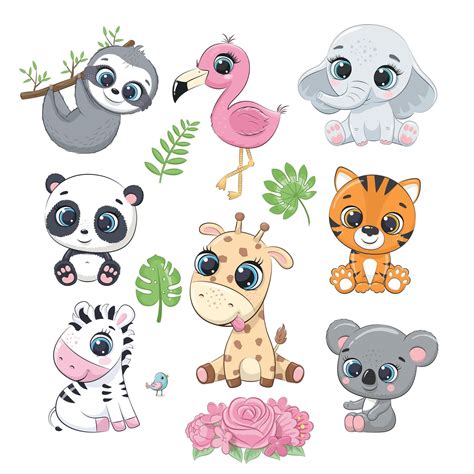 cute cartoon images animals|cute cartoon animals clip art.